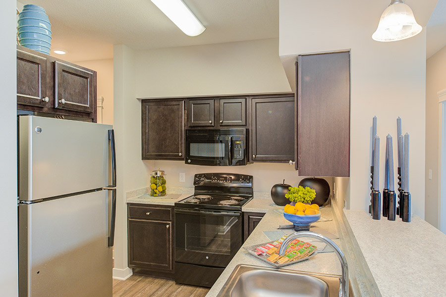 Kitchen at Highpointe Apartments.