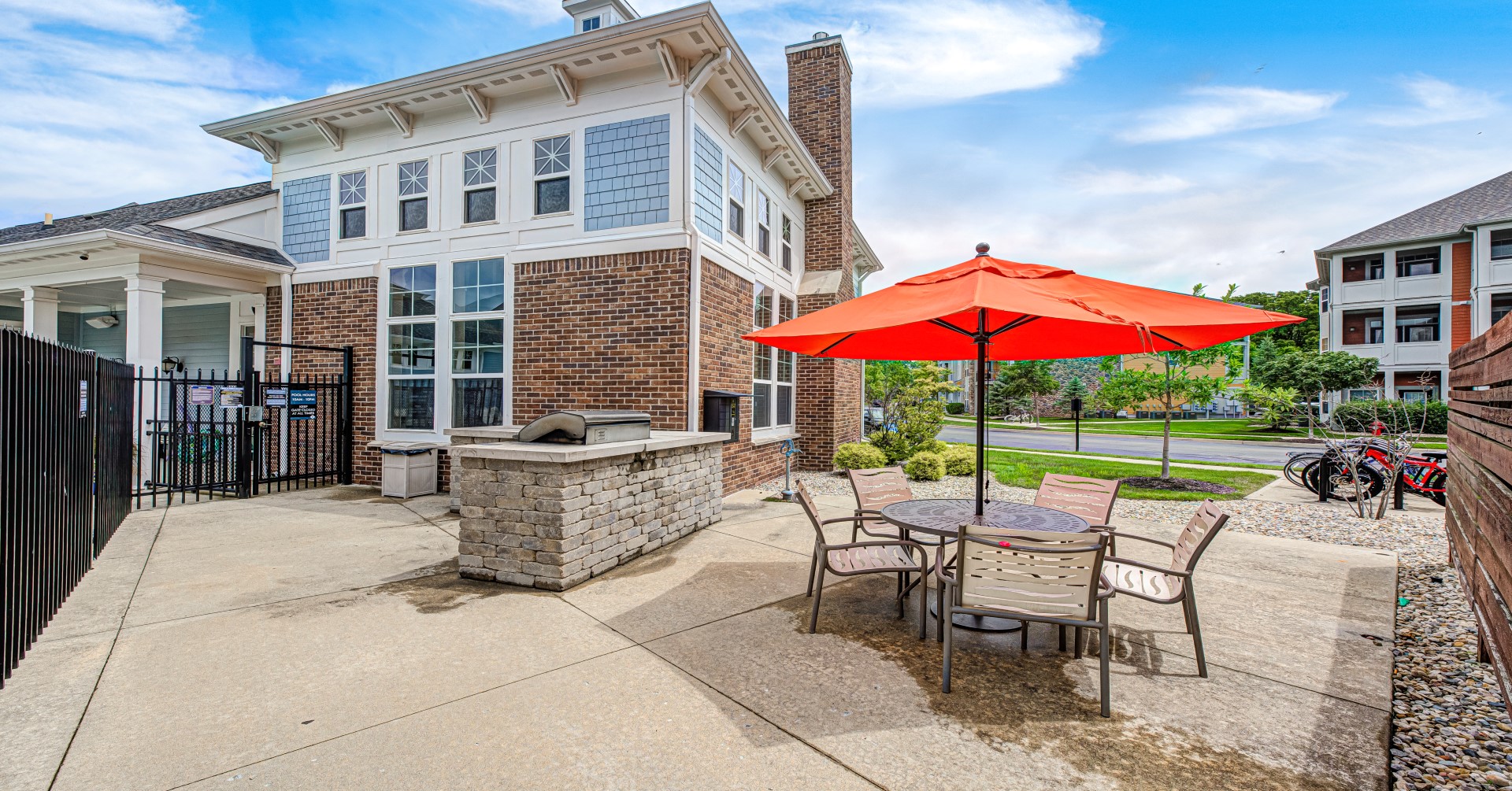 Union Street Flats Grill Area